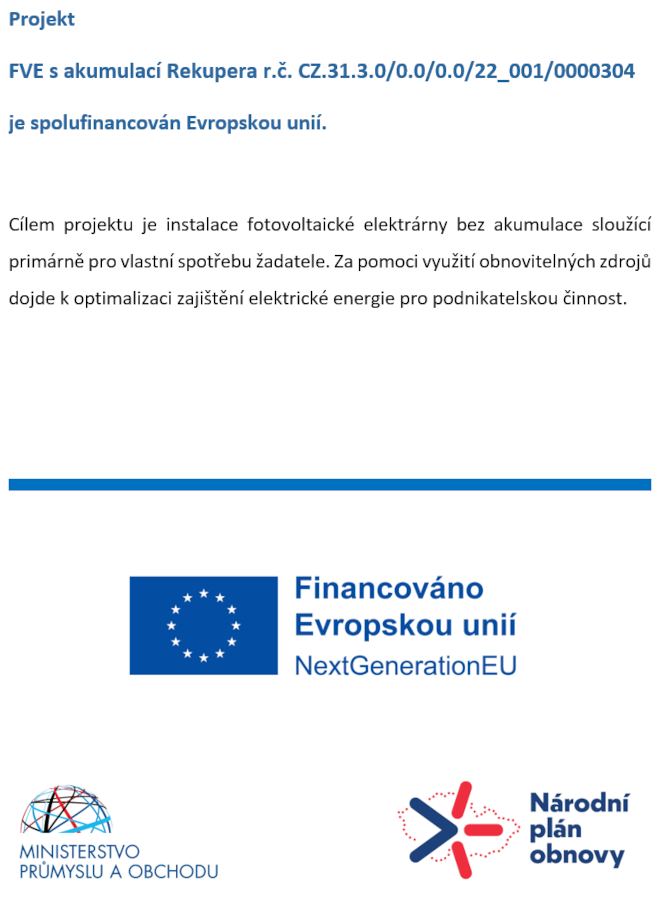 REKUPERA FVE AKUMULACE
